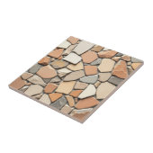 Carreau Mosaïque en pierre de couleur (Côté)