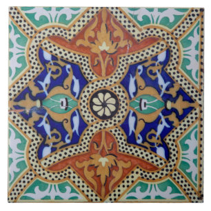 Carreau Mosaïque espagnole vintage