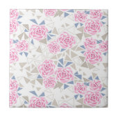 Carreau Mosaïque, fleurs (Devant)