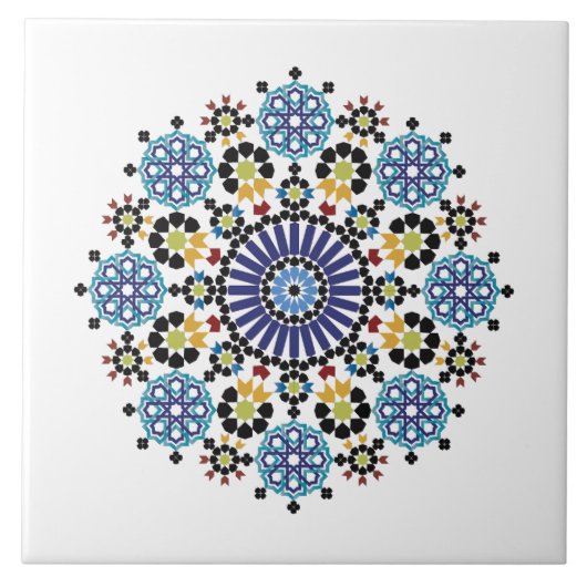 Carreau Mosaïque Marocain ! Zellige Marocain (Devant)