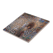Carreau Mosaïque marocaine art géométrique (Côté)