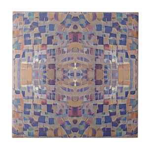 Carreau Mosaïque marocaine design d'inspiration céramique 
