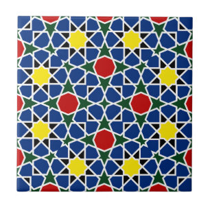 Carreau Mosaïque marocaine Mosaïque géométrique Motif
