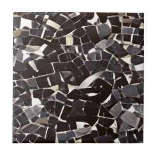 Carreau Mosaïque noire et blanche 