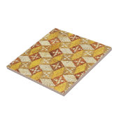 Carreau Mosaïque romaine antique Brown Jaune (Côté)