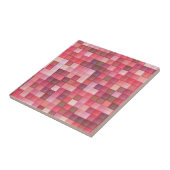 Carreau Mosaïque rose (Côté)