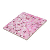 Carreau Mosaïque rose (Côté)