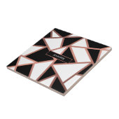 Carreau Mosaïque rose d'or (Côté)