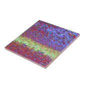 Carreau Mosaïque violette et jaune (Côté)
