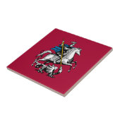 Carreau Moscou ville Russie symbole drapeau saint george k (Côté)