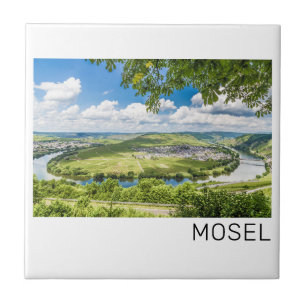 Carreau Moselle Loop Trittenheim Panorama Allemagne Souven