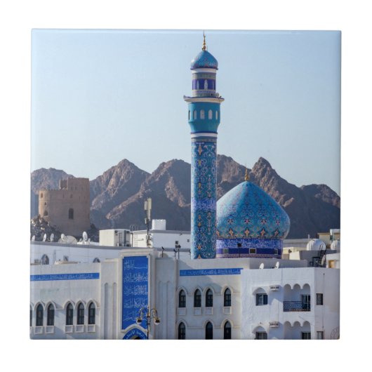 Carreau Mosquée Muttrah - Mascate, Oman (Devant)