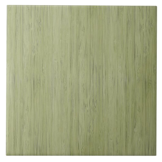 Carreau Moss Green Bamboo Wood Grain Look (Devant)