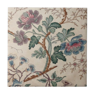 Carreau Moss Plum Fleur Antique