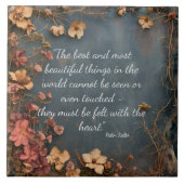 CARREAU MOST BEAUTIFUL THINGS DECORATIVE TILE (Devant)