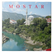 Carreau Mostar mosquée vue carrelage en céramique (Devant)