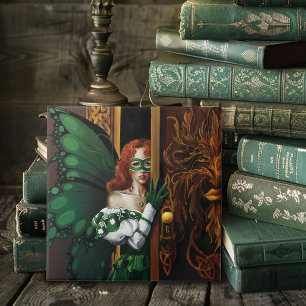 Carreau Mot de passe secret de fée celtique verte mystique