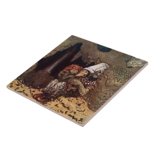 Carreau "Mother Love" de John Bauer (Côté)