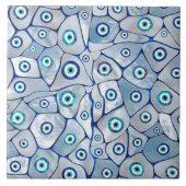 Carreau Mother of pearl Evil Eye Pattern (Devant)