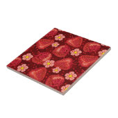 Carreau Motif 2 2 de fraise (Côté)