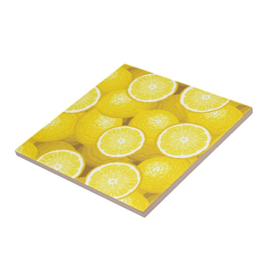 Carreau Motif 2 de citron (Côté)