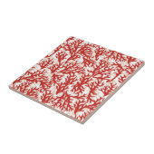 Carreau Motif 2 de corail rouge (Côté)