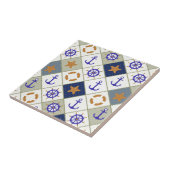 Carreau Motif 2 de thème de mer (Côté)