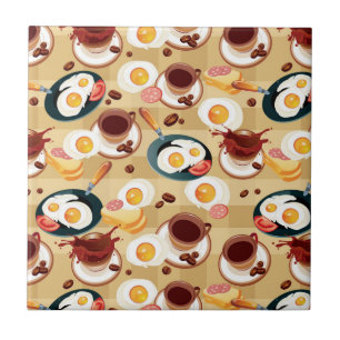 Carreau Motif 3 de petit déjeuner