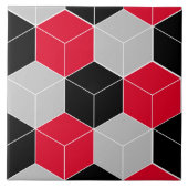 Carreau Motif 3d cube (Devant)