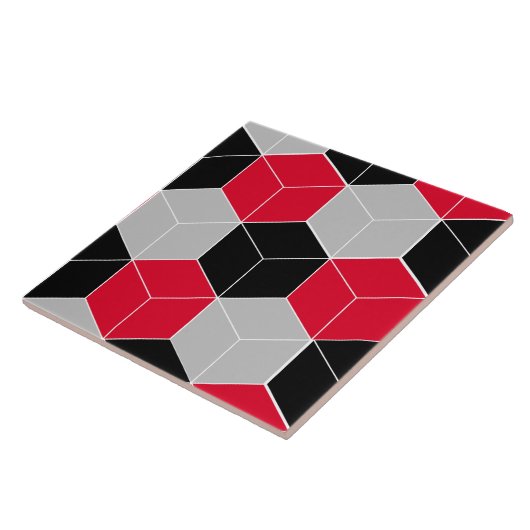 Carreau Motif 3d cube (Côté)