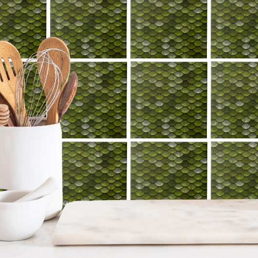Carreau Motif à échelle verte