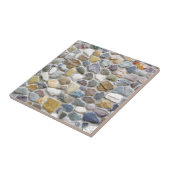 Carreau Motif à galets muraux (Côté)