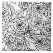 Carreau Motif à main rose (Devant)