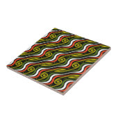 Carreau motif à rayures (Côté)
