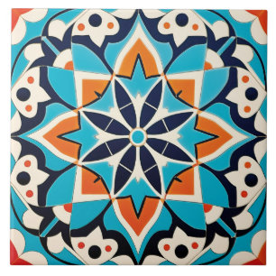 Carreau motif à thème cool marocain