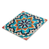 Carreau motif à thème cool marocain (Côté)