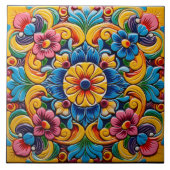 Carreau Motif à thème mexicain (Devant)