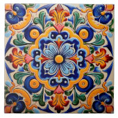 Carreau Motif à thème mexicain (Devant)