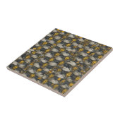 Carreau Motif Abeille Rustique Nature (Côté)