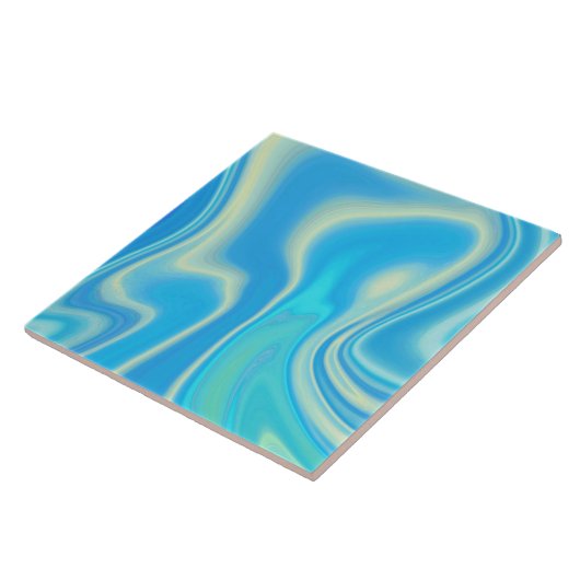 Carreau motif abstrait. (Côté)