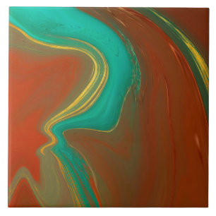 Carreau motif abstrait,