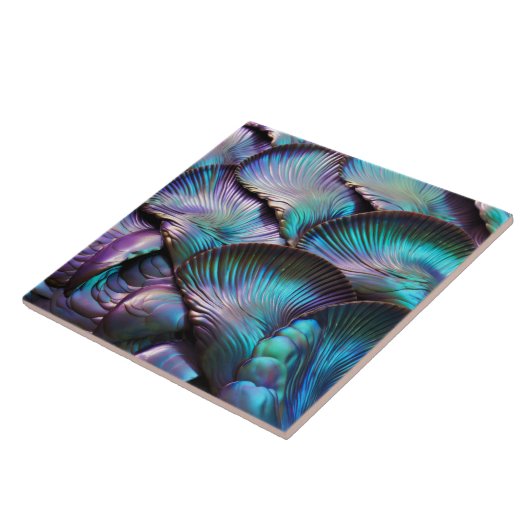 Carreau Motif Abstrait Abalone Shell (Côté)