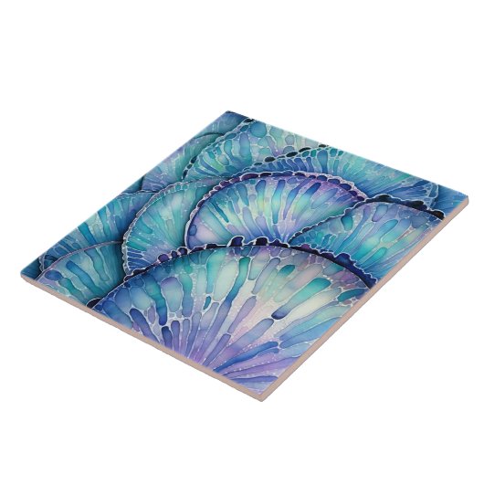 Carreau Motif Abstrait Abalone Shell (Côté)