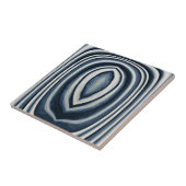 Carreau Motif Abstrait bleu tonique Terre (Côté)