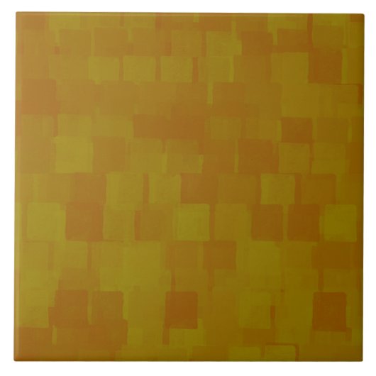 Carreau Motif Abstrait Brun Vert (Devant)
