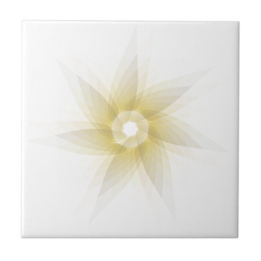 Carreau Motif abstrait de cercle concentrique de (Devant)