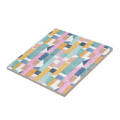 Carreau Motif abstrait de forme d'aquarelle (Côté)