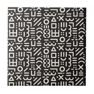 Carreau motif abstrait géométrique