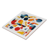 Carreau Motif Abstrait géométrique Bauhaus#6 ID1068 (Côté)