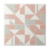 Carreau Motif abstrait géométrique moderne #9 pêche ID1192 (Devant)